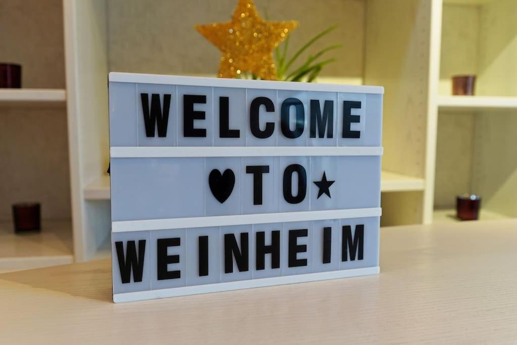 Grosse, Helle Wohnung Fuer Bis Zu 6 Personen Weinheim Eksteriør bilde